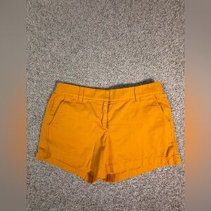 J.Crew Chino Shorts – Size 4 – Pumpkin Halloween Orange Preppy